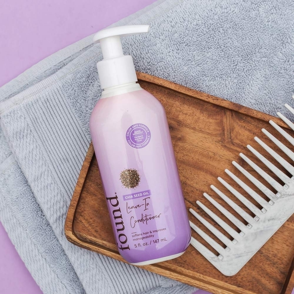 Found Chia Seed Oil Leave-In Conditioner - Purple New